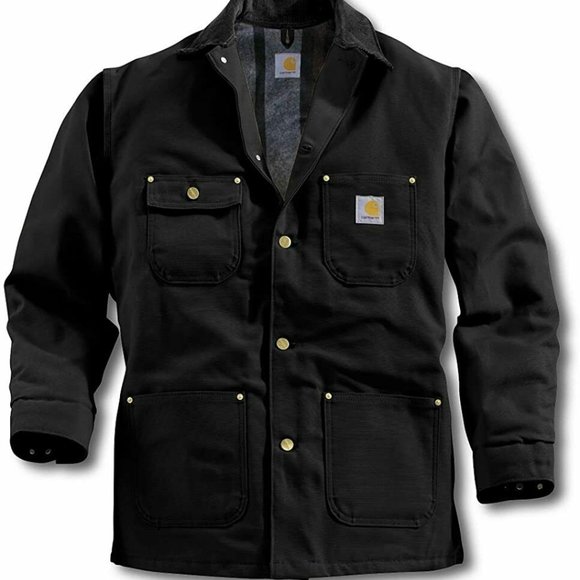 Carhartt Black Duck Chore Coat Blanket Lined - Picture 11 of 11